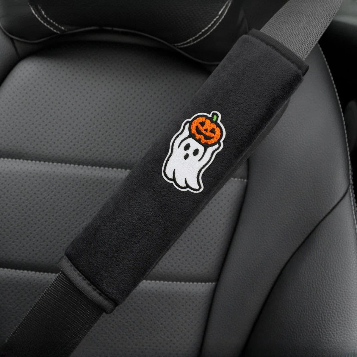 Car Seat Belt Protector Halloween Shoulder Cover Car Seat Belt Interior Supplies Protective Cover