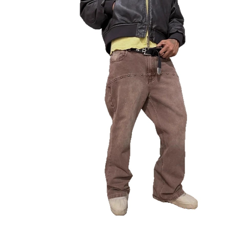 Europa y América de moda transfronteriza y2k personalidad callejera hip-hop americano jeans casual pantalon