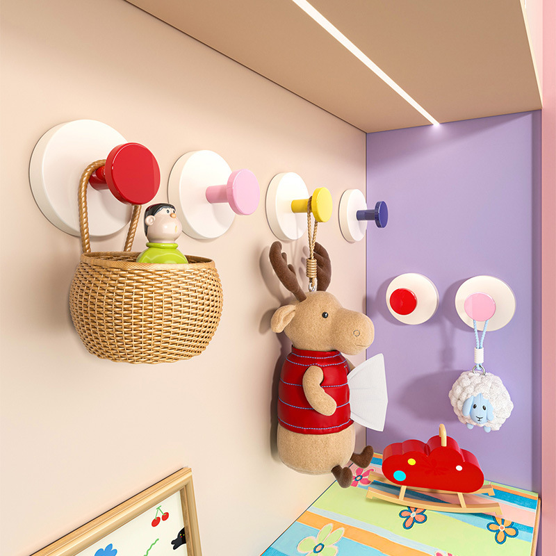 Gancho de vaso de dopamina sin agujeros de carga fuerte puerta de pared de llave trasera gancho de sombrero gancho adhesivo de almacenamiento al vacío