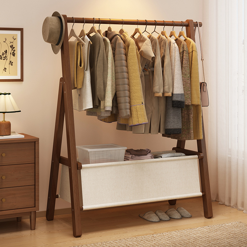Percha de ropa de piso percha de ropa de dormitorio percha de ropa plegable percha de ropa de dormitorio percha de ropa simple para almacenar artículos para secar ropa nuevos productos