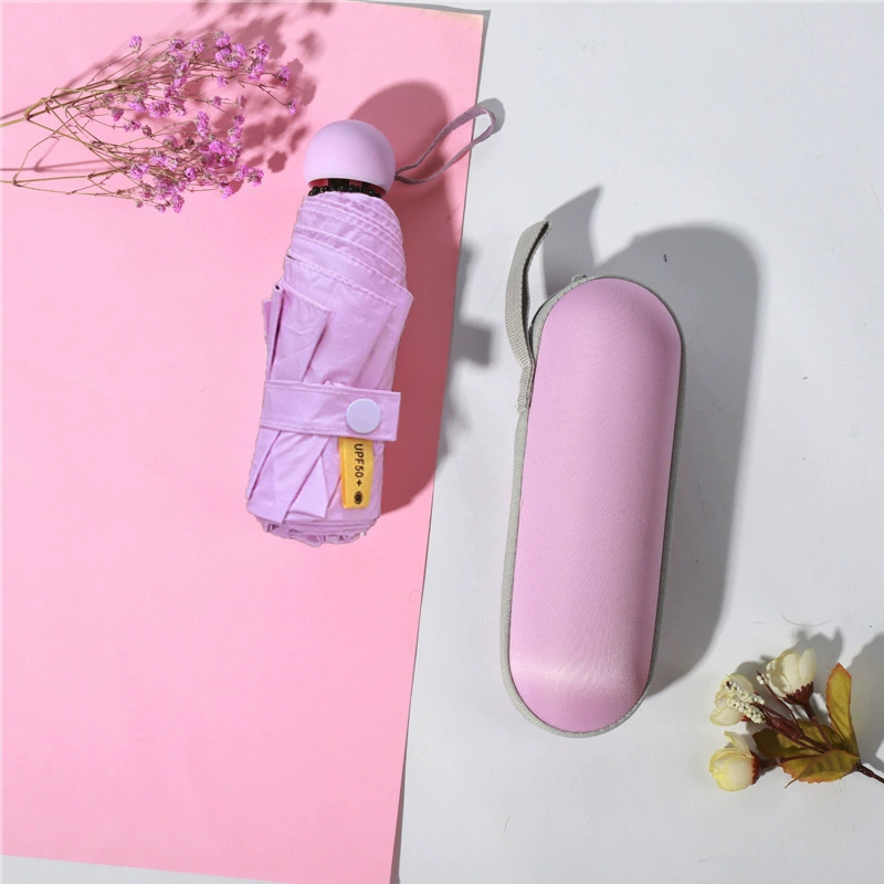 Капсула, маленькие ультралёгкие очки, зонт, защита от солнца