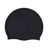 Men's silica gel waterproof durable big high swimming cap for swimming