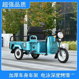 超品牌电动电瓶三轮车家用小型车接送孩子摆摊载客老年人农用车