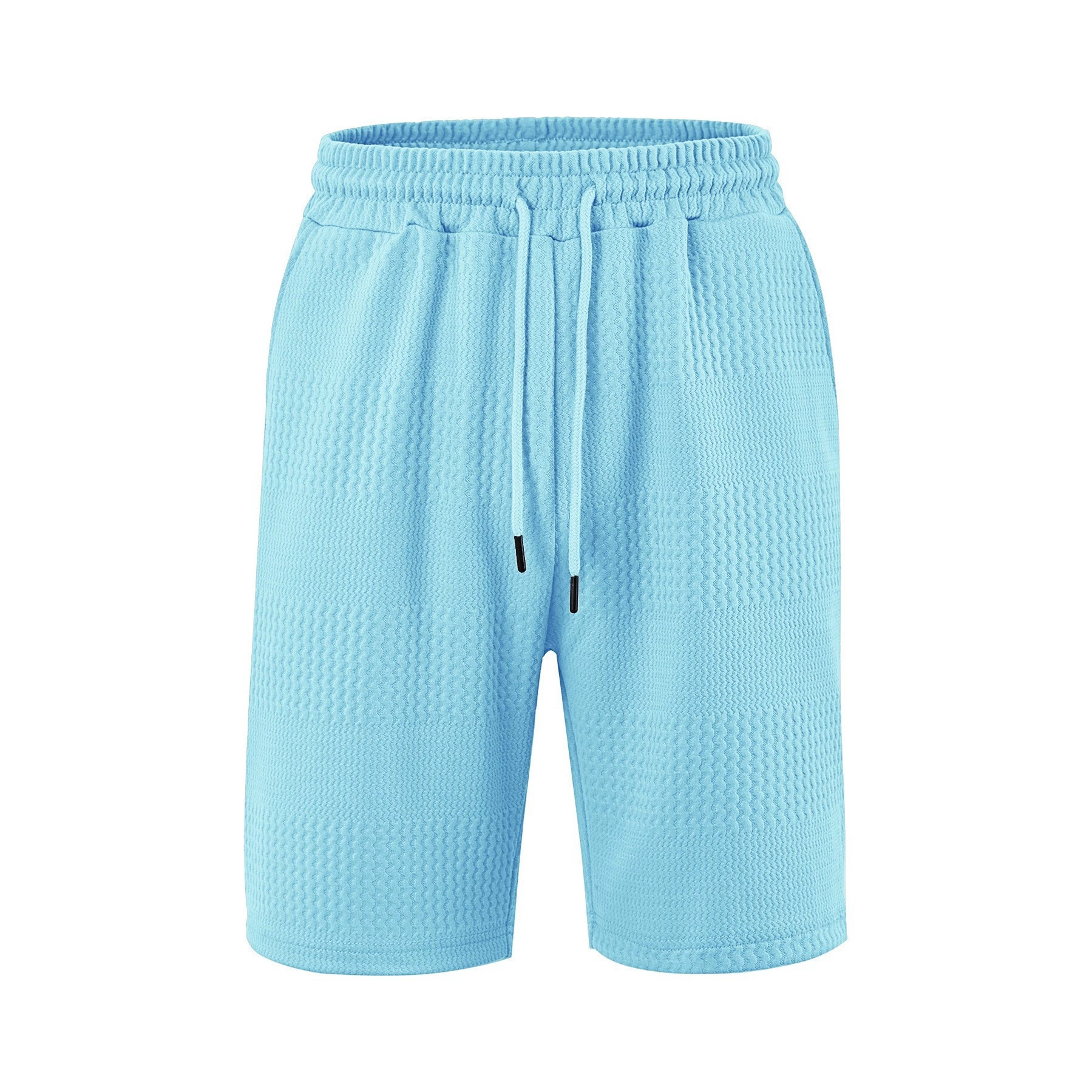 Fábrica europea de ropa de hombre transfronteriza en stock TK paleta suelta tela jacquard de banda larga de hombre pantalones cortos casuales de playa image 6
