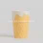 陶瓷定制热销菱形甜品杯