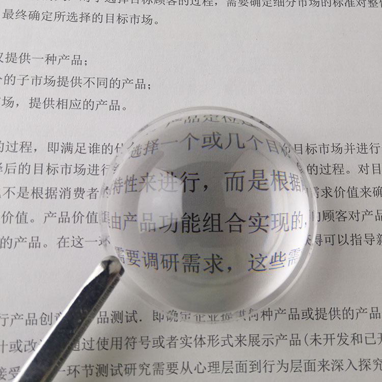 灯具射灯单凸镜51.6mm镜片61平透镜凹镜镜片投影聚焦聚光反光杯