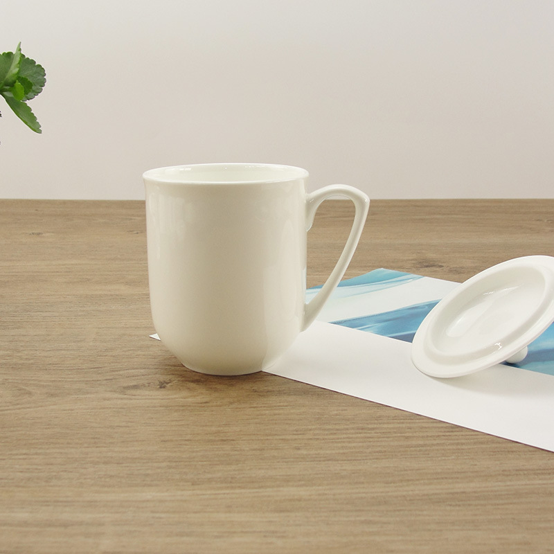 骨质瓷会议杯2号办公杯茶杯水杯盖杯唐山陶瓷办公杯礼品logo印制-阿里巴巴