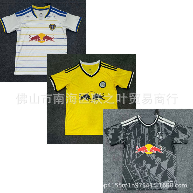 26/27 New Leeds United Jersey 11 Aaronson 22 Tanaka Ao 9 Lewin Short-Sleeved Sports Football Uniform 26/27 New Leeds United Jersey 11 Aaronson 22 Tanaka Ao 9 Lewin Short-Sleeved Sports Football Uniform