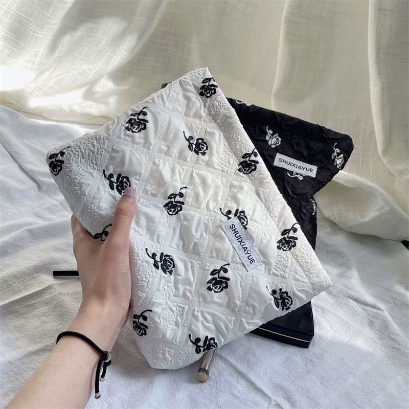 Cosmetic Bag, handheld capacious organizer, zipper pouch 13×6×9.5 cm, multi-pattern options