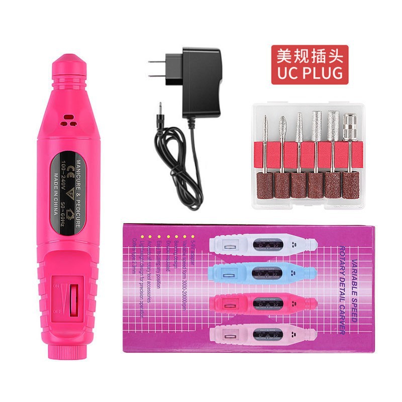 Versión actualizada de pulidor de uñas tipo lápiz portátil de pulido de uñas pulidor de uñas herramientas de manicuras Nailsander