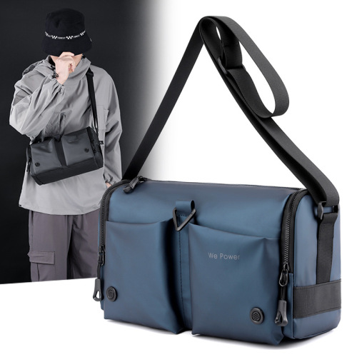 New trendy cool unisex shoulder bag, functional casual crossbody bag, work-style crossbody bag, large-capacity travel backpack