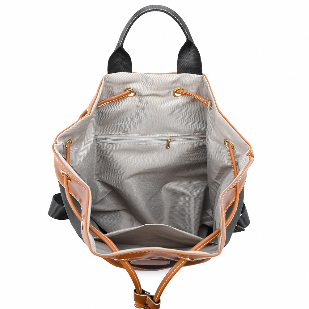 Mochila de tela Oxford para mujer 2024 verano nueva moda en contraste mochila escolar de viaje ligero al por mayor