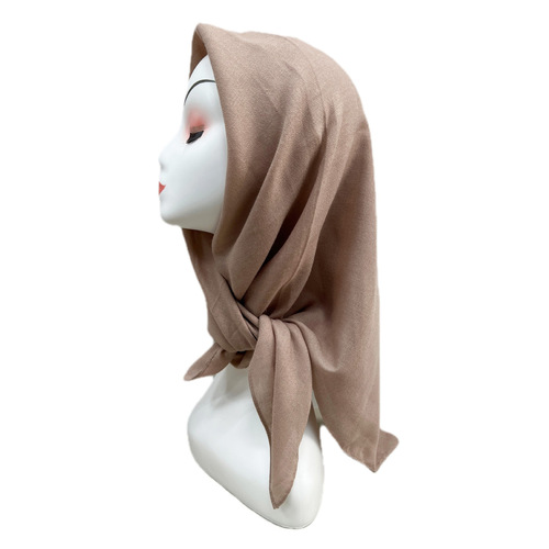 New style scarf square scarf 90 Indonesia Malay Middle East headscarf Qinghai Gansu Lanzhou Xinjiang Hui people Baotou scarf wrapper