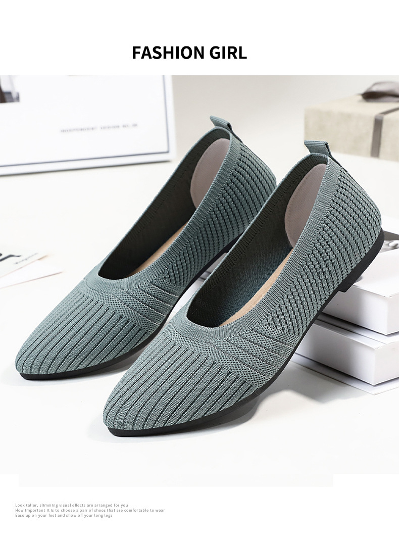 Women's Casual Solid Color Point Toe Flats display picture 2