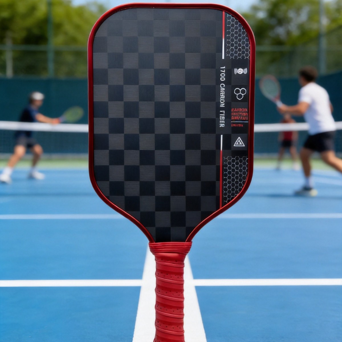 Usa Professional Competition Pickleball Racket, Heat-Pressed and Integrated T700 Thick 18K Matte Picklebal Carbon Fiber