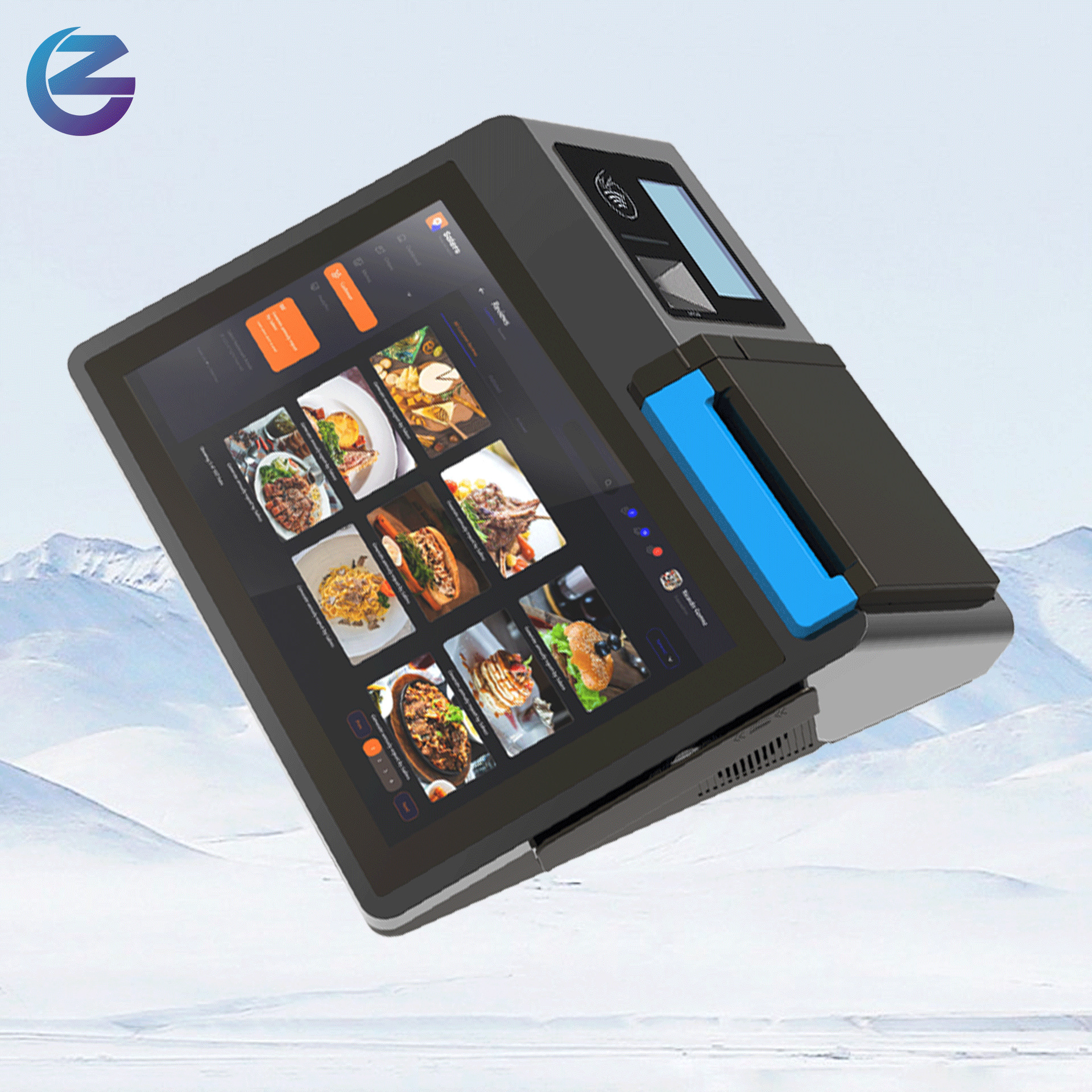 Cadena de tiendas caja registradora inteligente doble pantalla caja registradora Z100 multi-tienda sincronización de datos gestión remota POS