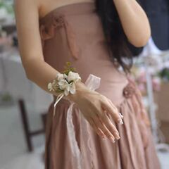 超仙姐妹绑带手环腕花伴娘婚礼伴娘手腕花新娘手腕花伴郎胸针花