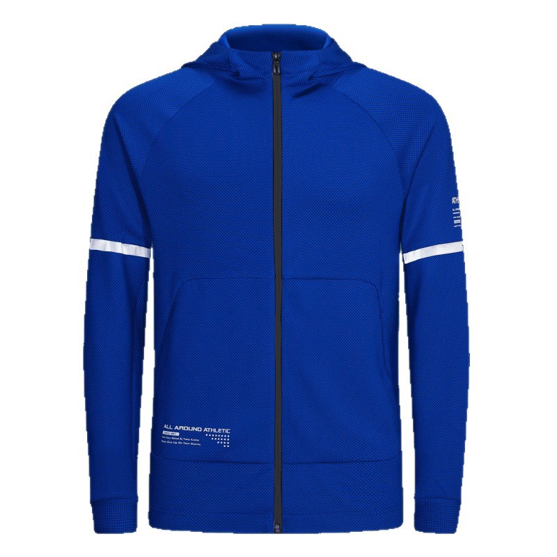 25 años de moda deportiva casual chaqueta con sombrera de invierno y otoño ropa de ejercicios de fútbol baloncesto bádminton alta elástica transpirable