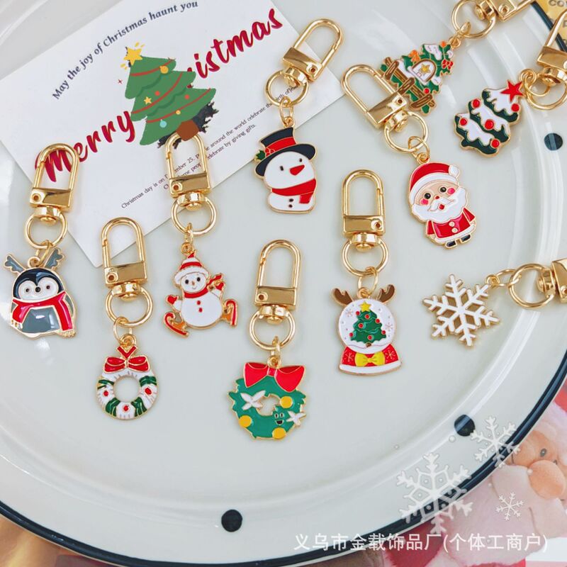 Christmas Ornaments Keychain Santa Claus Christmas Elements AirPods Headphone Cover Pendant Exquisite Small Gifts Christmas Ornaments Keychain Santa Claus Christmas Elements AirPods Headphone Cover Pendant Exquisite Small Gifts