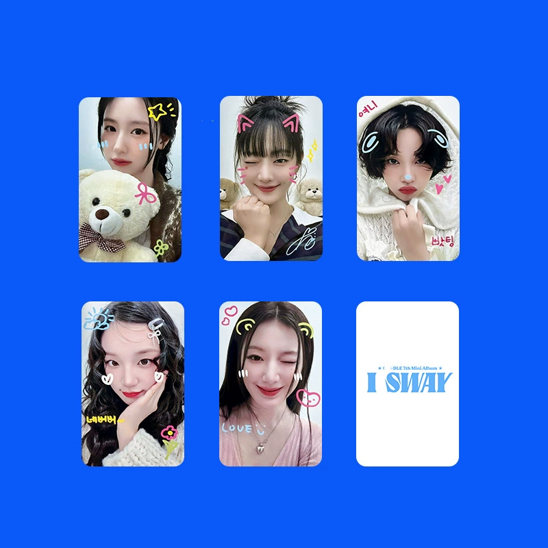 Специальная карточка для девочек GIDLE Комбинированная карта I SWAY EL Ye Shuhua SHUHUA Song Yuqi YUQI Xiaojuan Маленькая карточка