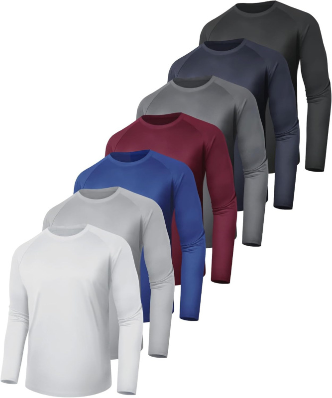 欧米越境青少年向けメンズゆったりラウンドネック長袖日焼け止めTシャツ 3Dデジタルプリント原工場|undefined