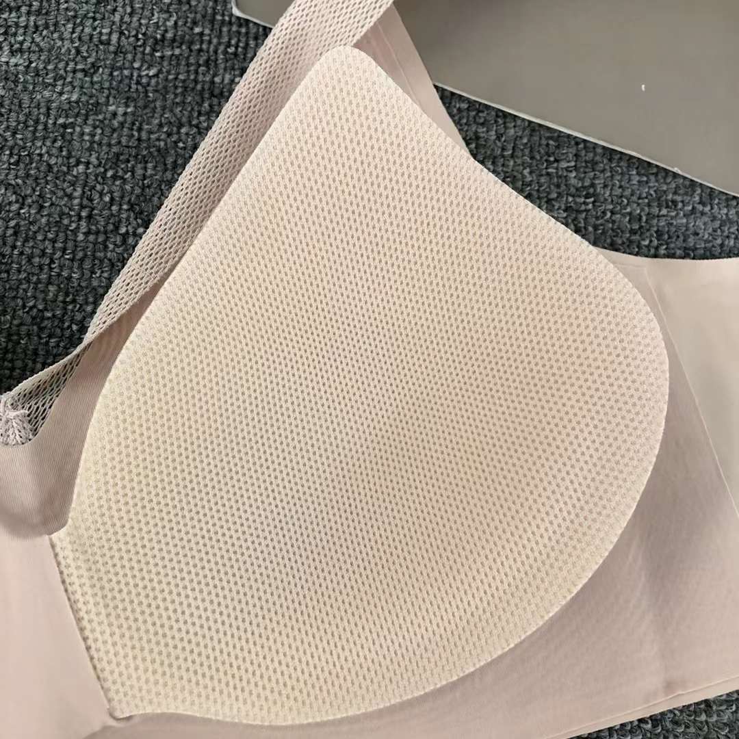 Nueva taza de látex sin marcas de alta calidad, chaleco de dama sin anillo de acero, bra de yoga, ropa interior deportiva, mujer al por mayor