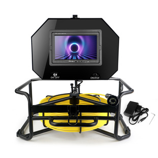 7-inch industrial pipe endoscope sewer camera coal gas channel detector 1080 HD pipe inspection system