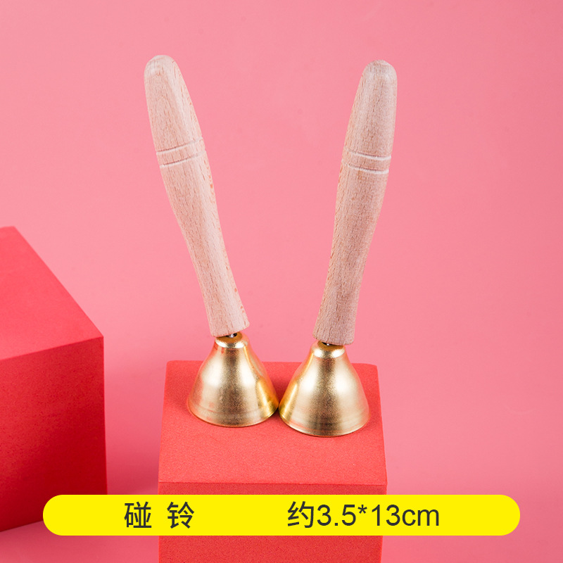 Kindergarten orff instrumento de percusión traje de registro juguete material didáctico tablero de sonido martillo de arena campana tambor triángulo hierro doble tubo de sonido