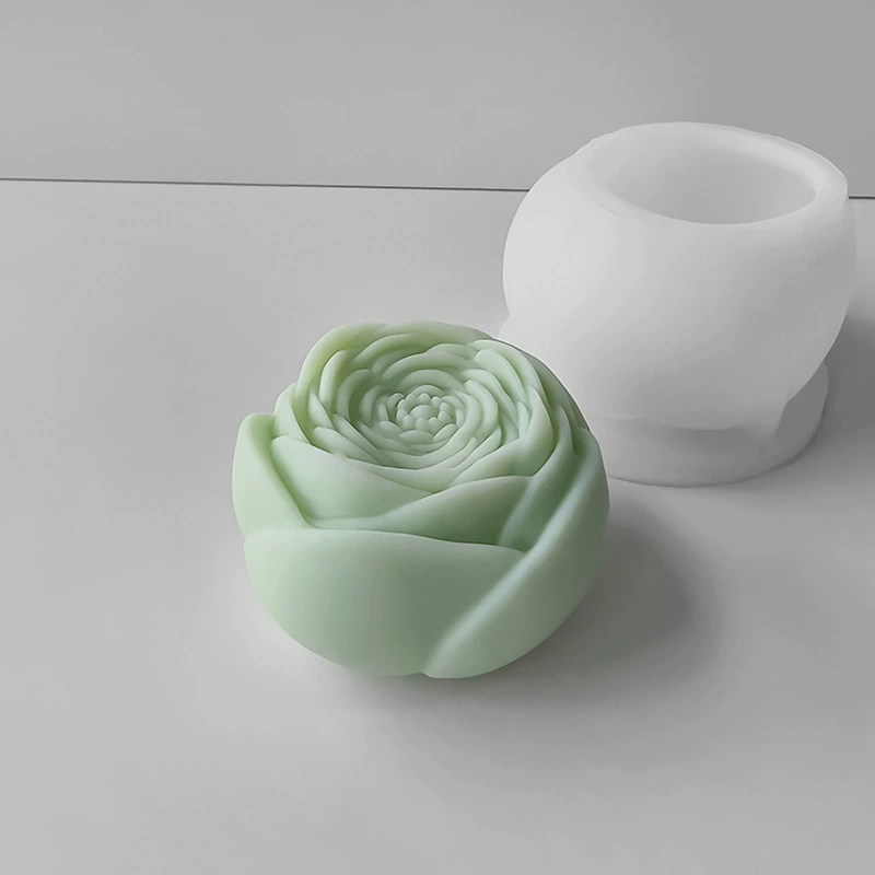 Трехмерная ароматерапия, свеча, форма, ледяные кубики, мусс, 3D цветок, цветной узор