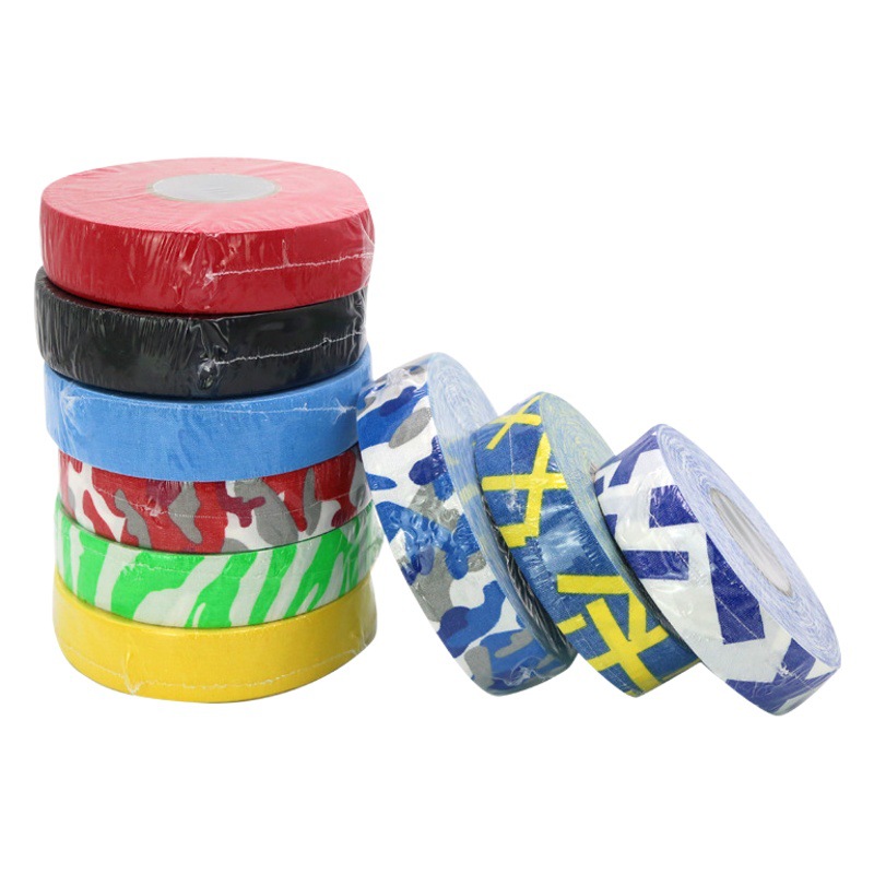 Fábrica al por mayor de hockey sobre hielo varilla cinta músculo pegatinas deportes vendaje elástico 25 m alto adhesivo