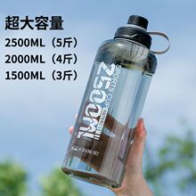 超大容量塑料水杯户外运动便携水壶食品级防摔耐高温泡茶杯子