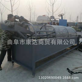 木屑滚筒筛选机 锯末粉分级除杂振动筛 不锈钢振动筛图片