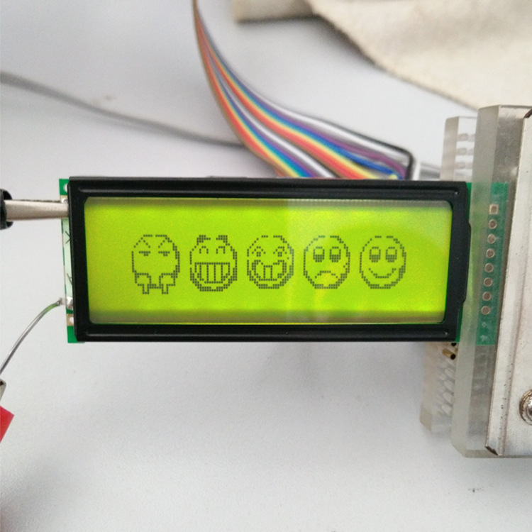 12232-8替代TG12232黄绿模SED1520控制器液晶模块可全分屏显示屏