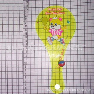 生产定制各种儿童户外弹力球拍可印LOGO赠品有孔波板球玩具礼品
