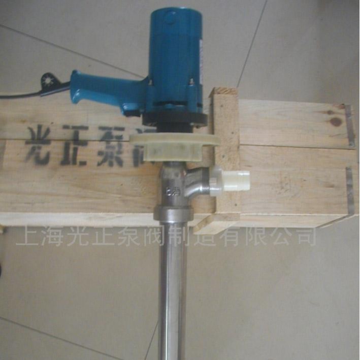 厂家供应光正油桶泵化工泵耐油泵不锈钢输液泵电动耐酸泵插桶泵
