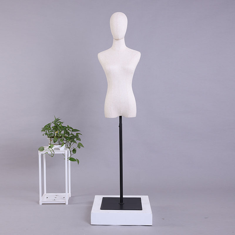 Maniquí de escaparate para tienda de ropa, maniquí femenino de medio cuerpo, maniquí de exhibición, maniquí de enseñanza, maniquí femenino para ropa, modelo de busto pequeño.