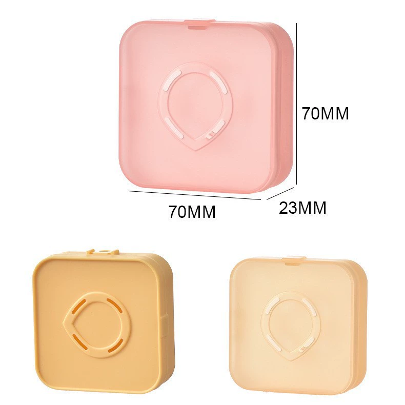 Breathable sponge, handheld portable square acrylic storage box