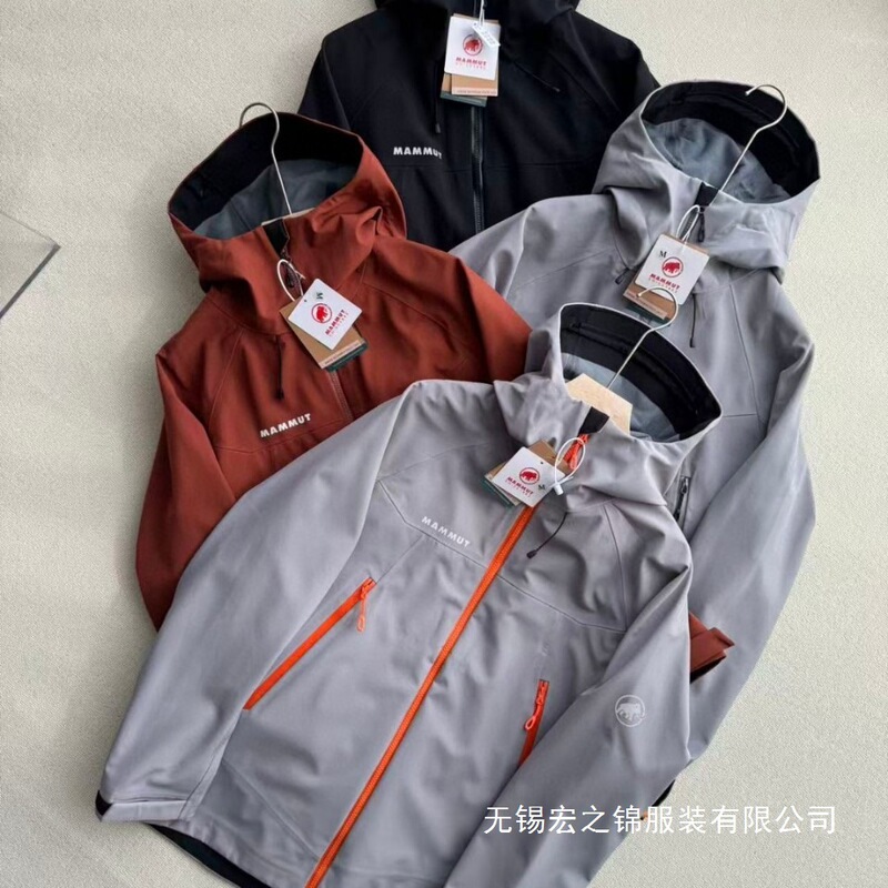 Mammoth Couple Style 3K Outdoor Sports Windproof and Waterproof Hooded Softshell Jacket Wholesale