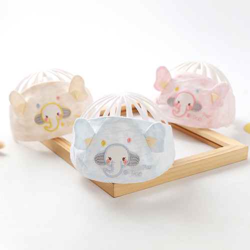 Infant Hat Summer Thin model Open Top Sun Protection Forehead Male Baby Girl Newborn Infant Vent Hat Cute Fetus Hat
