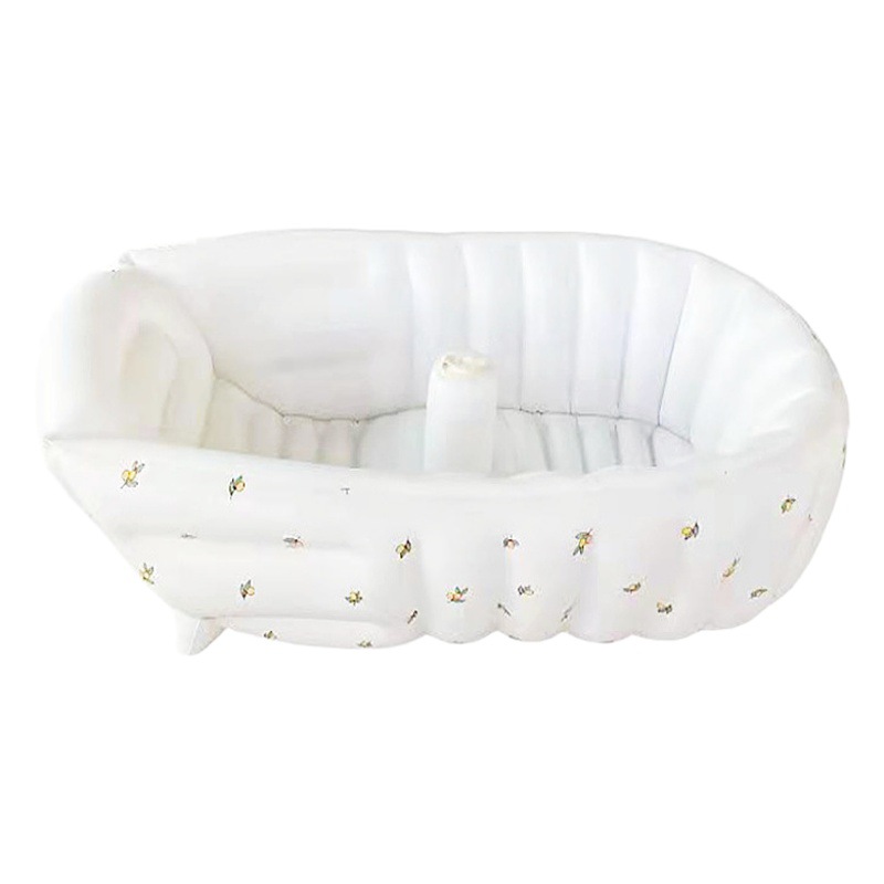 Ins Hanfeng New Portable Foldable Children's Inflatable Indoor Swimming Pool Baby Bathtub Baby Tub Bath Pool