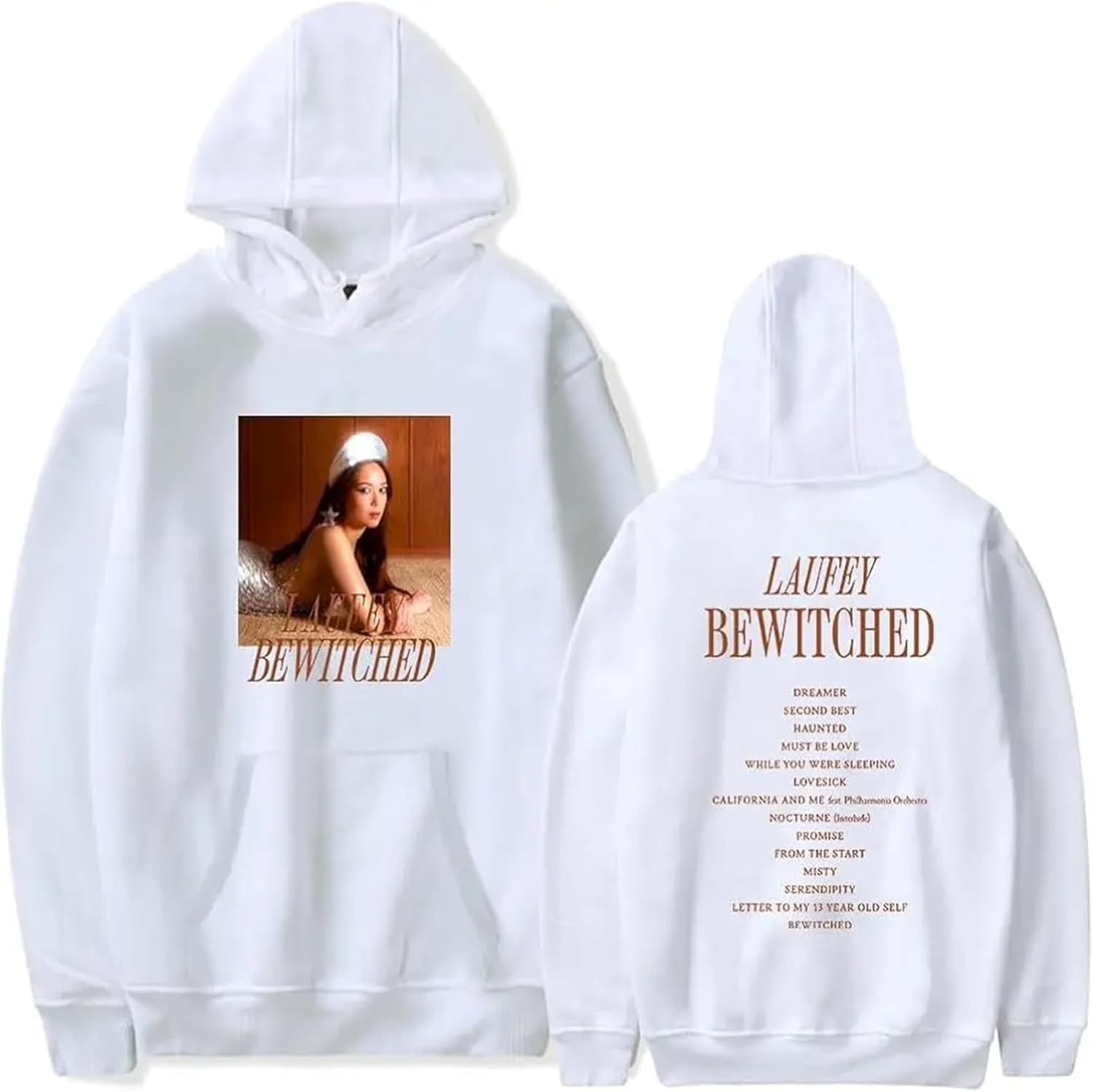 Laufey Bewitched Tour Merch Hoodie Harajuku Casual Lo