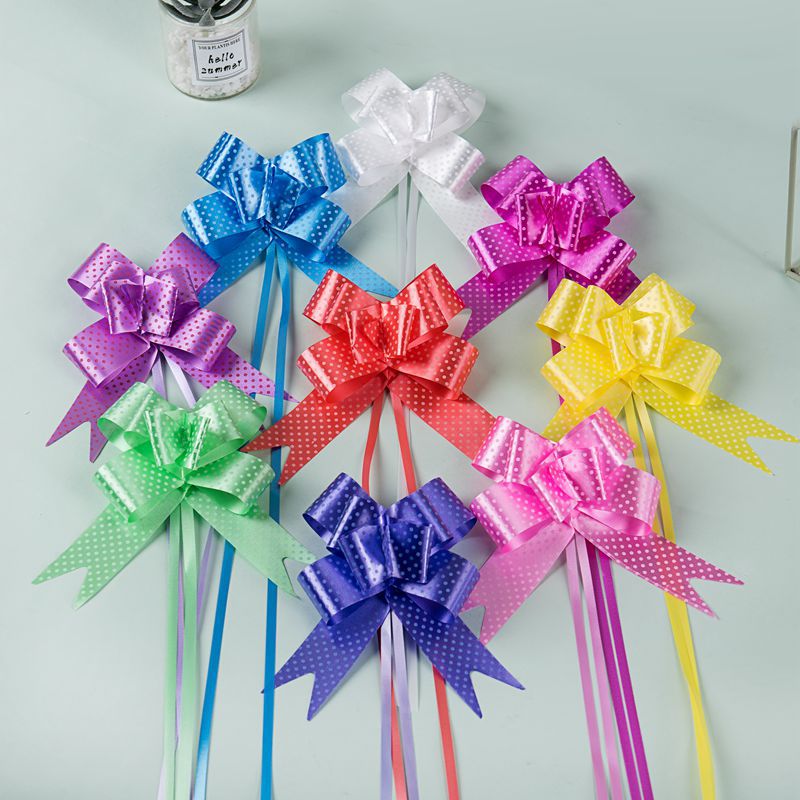 Fábrica directa medio punto arco mano tire flor regalo flor embalaje tire flor plástico tire flor 3cm * 48cm