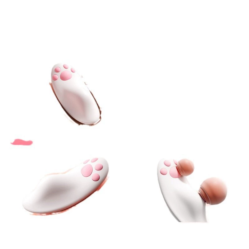 谜姬 Cute Meow не вставляет мини-программу - жемчужный белый маленький портативный аксессуар к одежде крепко держится и вызывает сильный удар, для женщин