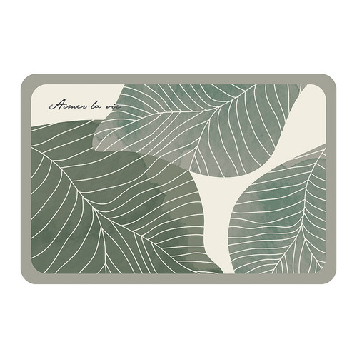 Cross-border kitchen countertop drain mat wipeable no-wash absorbent mat non-slip dish insulation mat bar mat wash basin mat