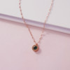 Necklace stainless steel, pendant, accessory, does not fade, simple and elegant design, internet celebrity