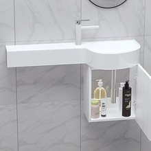 IZ4A小型卫生间台盆组合柜壁挂式水槽下柜小户型浴室柜小尺寸置物