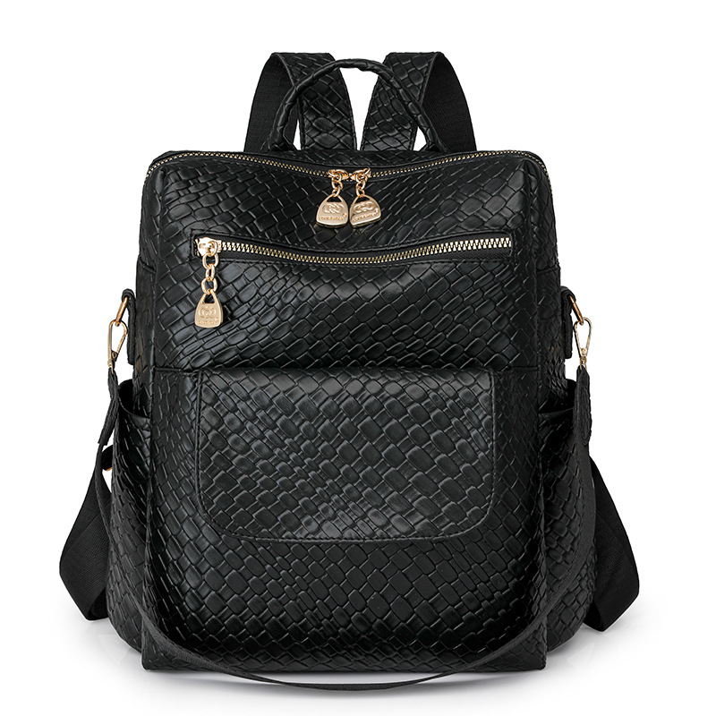 Nueva moda moda todo-fósforo mochila mujer cuero suave ligero viajes al aire libre mochila para mujer bolso de viaje al por mayor