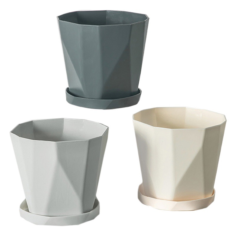 Muli Pot Red Red Creativa resina verde planta maceta de plástico carnoso engrosamiento nórdico simple gran calibre tamaño comercio exterior