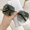 Sunglasses, high-end fashionable sun protection cream, 2022 collection, fitted, UF-protection, internet celebrity
