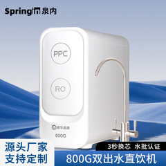 大流量双出水800G反渗透净水器家用直饮机厨房自来水过滤RO纯水机